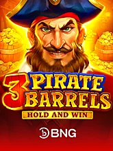 3 Pirate Barrels: Hold and Win